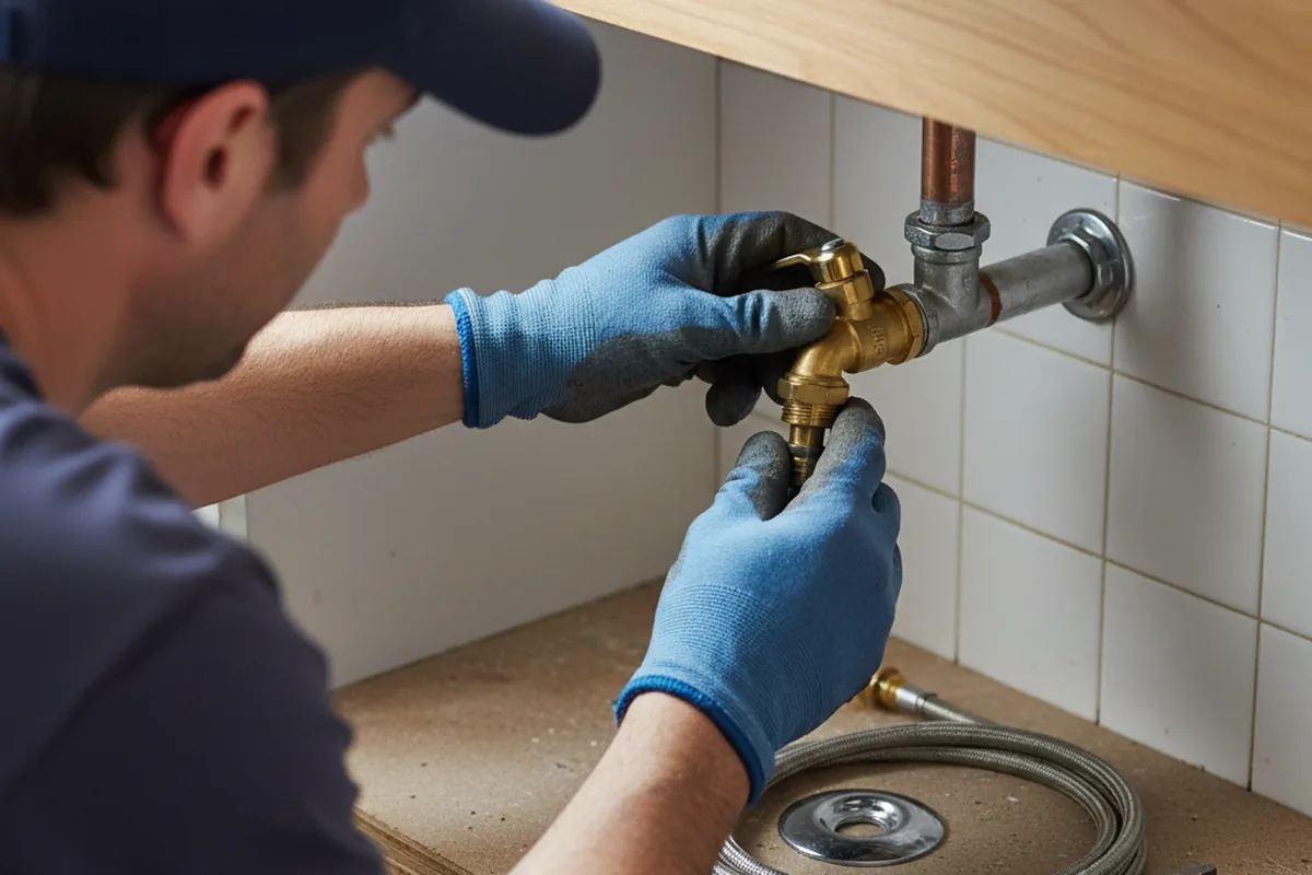 Shutoff valve and fitting work during Repiping in Dublin